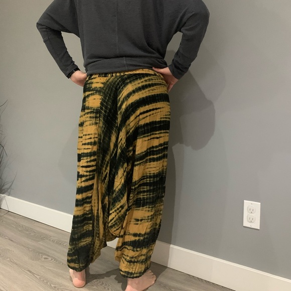 BNWT Tie Dye Baggy Meditation Boho Baggy Pants - Picture 3 of 4